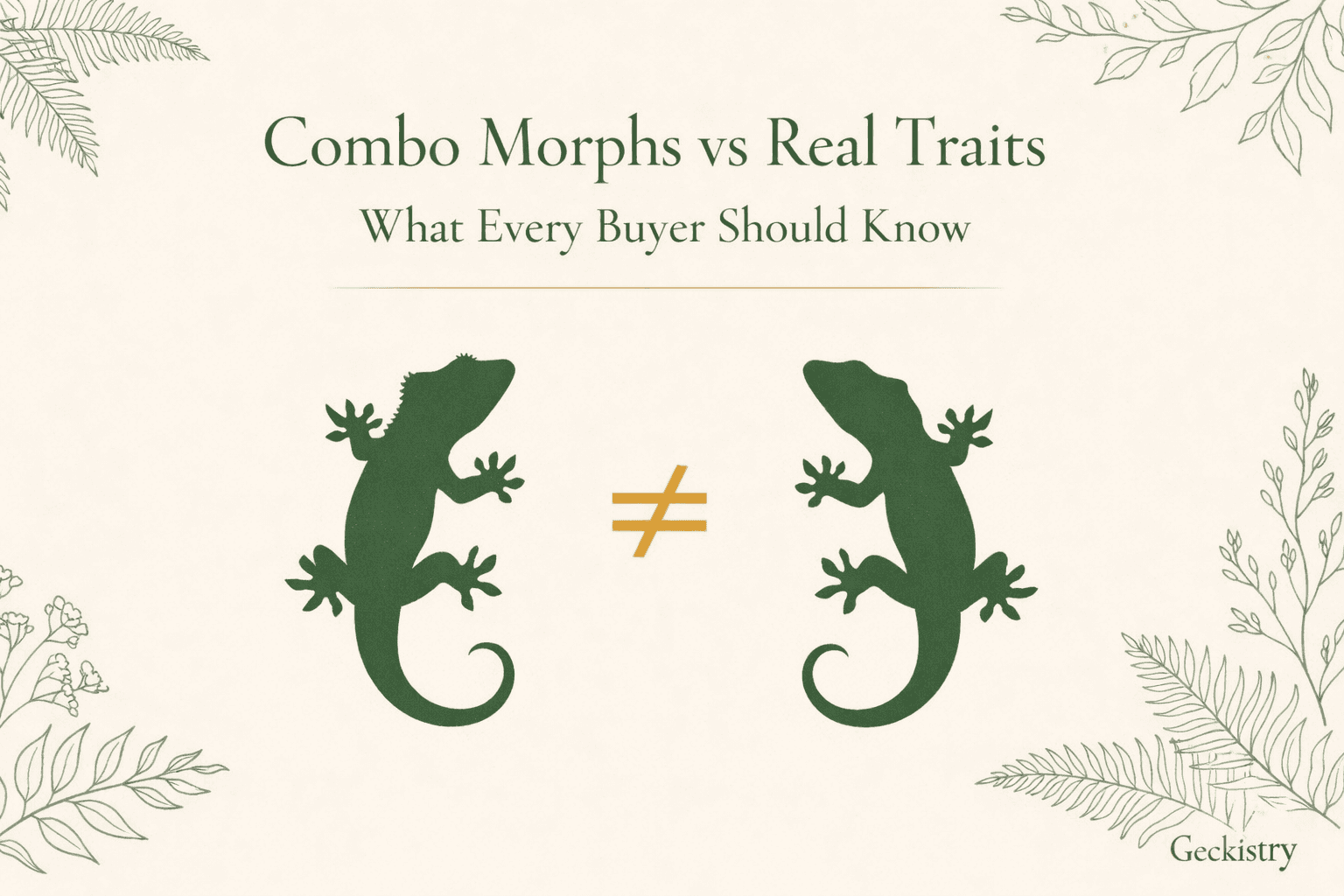 Combo morphs vs traits